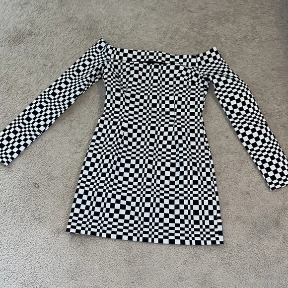 NEW!! Zara black and white plaid dress 👗 - Picture 10 of 13